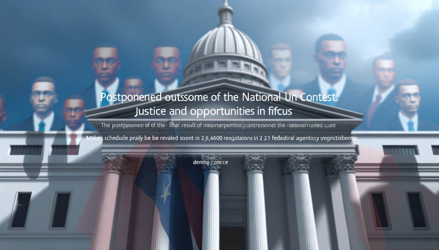 Adiado Resultado do Concurso Nacional Unificado: Justica e Oportunidades em Foco