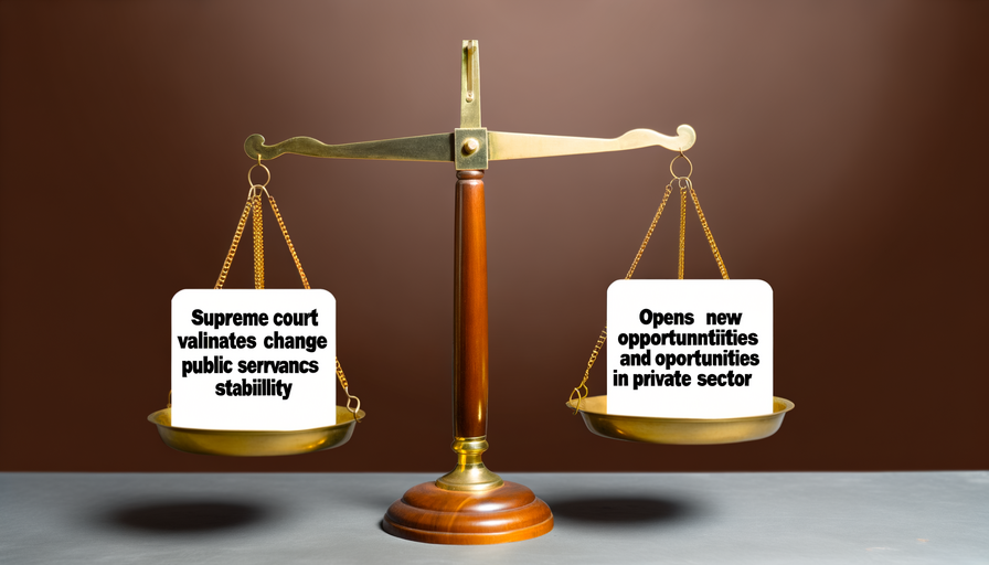 STF Valida Mudança que Reduz Estabilidade dos Servidores Públicos e Abre Novas Oportunidades no Setor Privado
