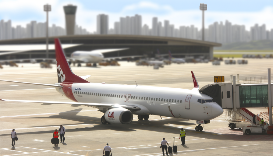 Pane em aeronave da Latam provoca retenção de passageiros no Salgado Filho