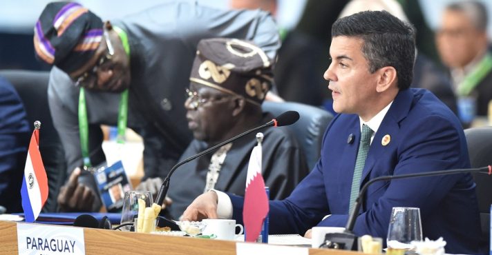Santiago Peña, presidente do Paraguai, hospitalizado durante cúpula do G20 no Rio de Janeiro
