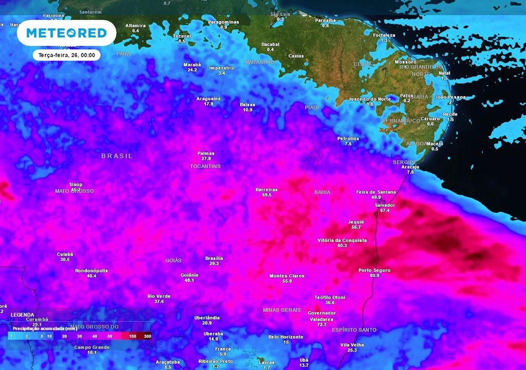 Tempestades Severas em Bahia, Espírito Santo e Minas Gerais: Alerta de Ciclone para Fim de Semana