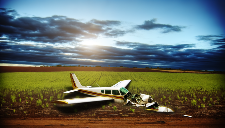 Avião agrícola cai em Goiás e piloto é encontrado sem vida: um alerta para segurança na aviação
