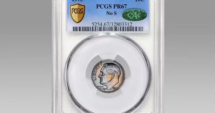 Moeda de dólar rara sem marca ‘S’ é leiloada por R$ 3 milhões nos EUA