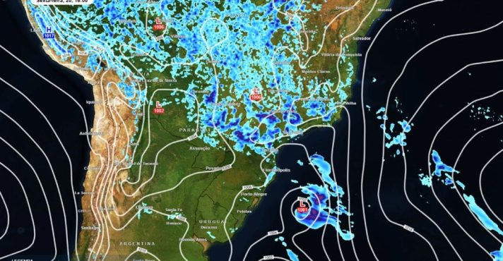 Ciclone extratropical traz tempestades e risco de alagamentos ao Sudeste