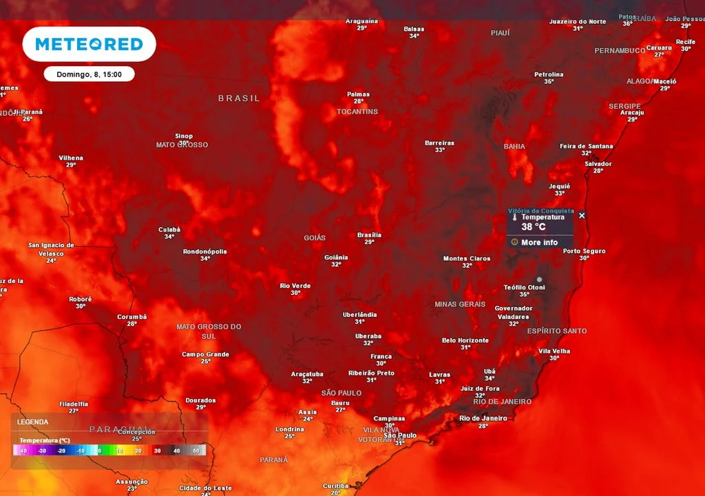 Onda de calor a caminho: Sudeste e Centro-Oeste se preparam para temperaturas extremas