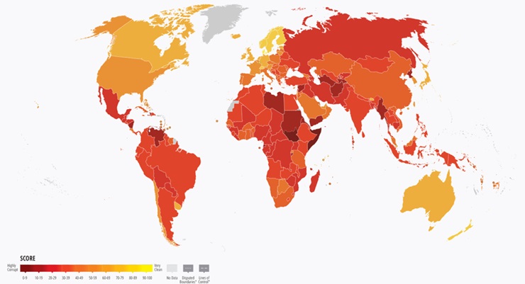Brasil registra pior classificação em ranking de corrupção na história segundo Transparência Internacional