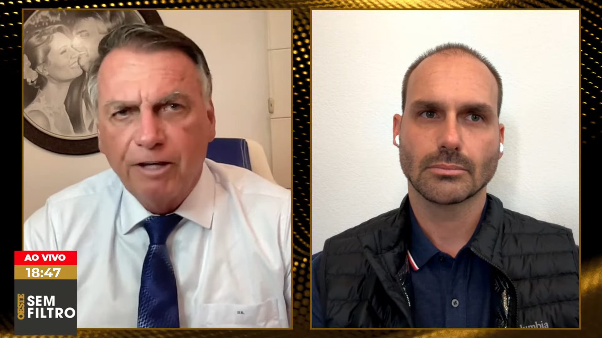 Bolsonaro busca ajuda externa para restabelecer a paz e critica o STF em entrevista