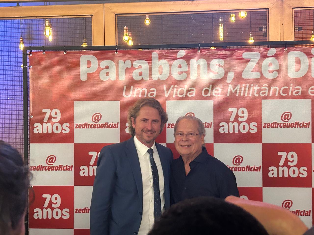 José Dirceu celebra 79 anos com festa em Brasília reunindo figuras importantes da política