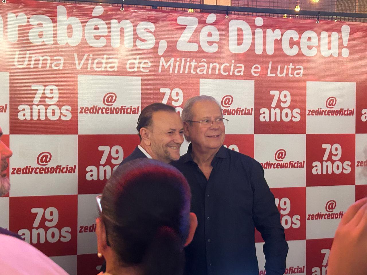 José Dirceu celebra 79 anos com festa em Brasília reunindo figuras importantes da política