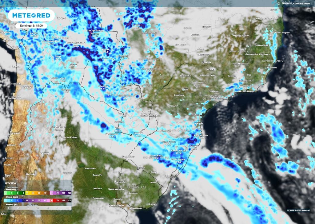 Frente fria promete alívio das altas temperaturas com mínimas de 15°C no Sul do Brasil