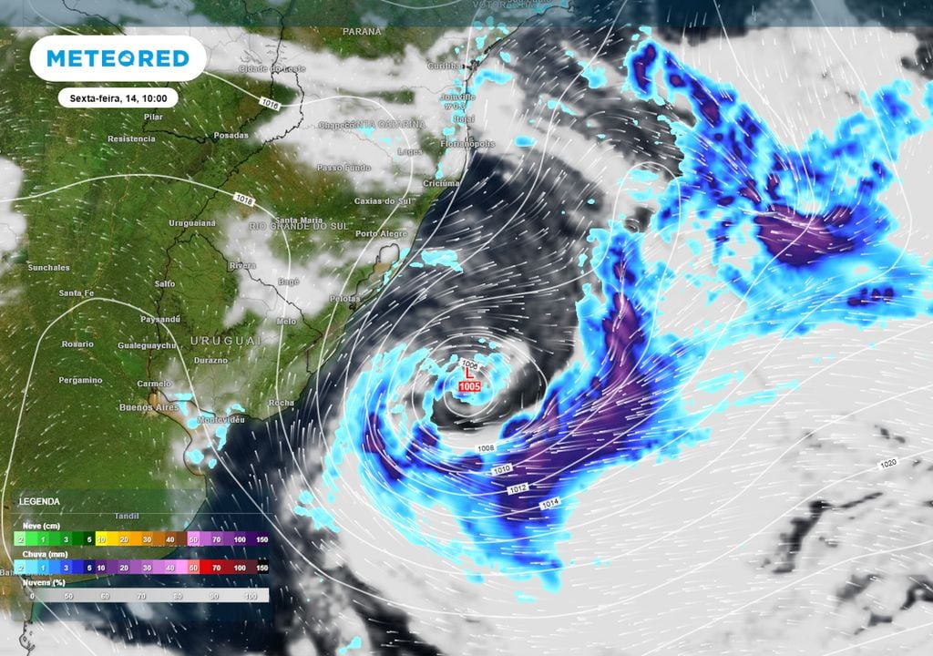 Nova massa de ar frio e ciclone extratropical prometem quedas drásticas de temperatura no Brasil