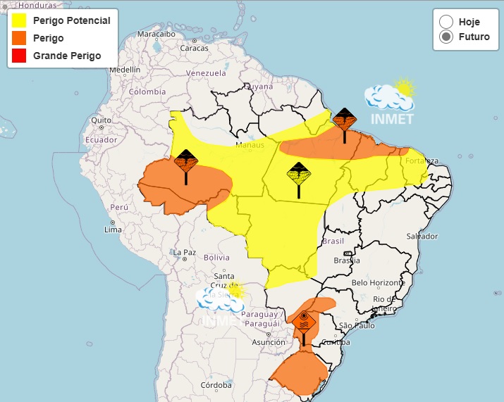 Onda de Calor Eleva Temperaturas e Gera Alerta de Perigo em Diversas Regiões do Brasil