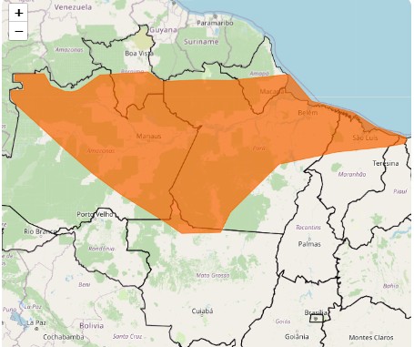Alerta de Inmet: Quedas de temperatura e chuvas intensas atingem diversas regiões do Brasil neste domingo