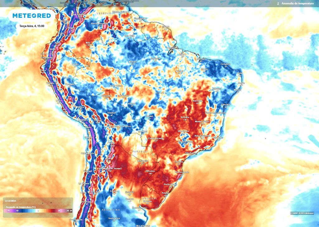 Onda de Calor Eleva Temperaturas no Sul do Brasil e Gera Alertas de Perigo