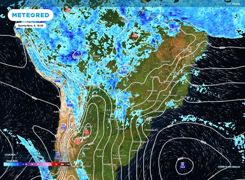 Onda de calor continua a pressionar várias regiões do Brasil enquanto chuvas intensas se aproximam.