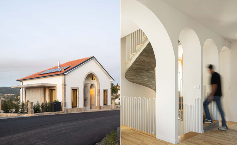 Casa Arco em Paredes de Coura: Da antiga farmácia à residência elegante com arcos