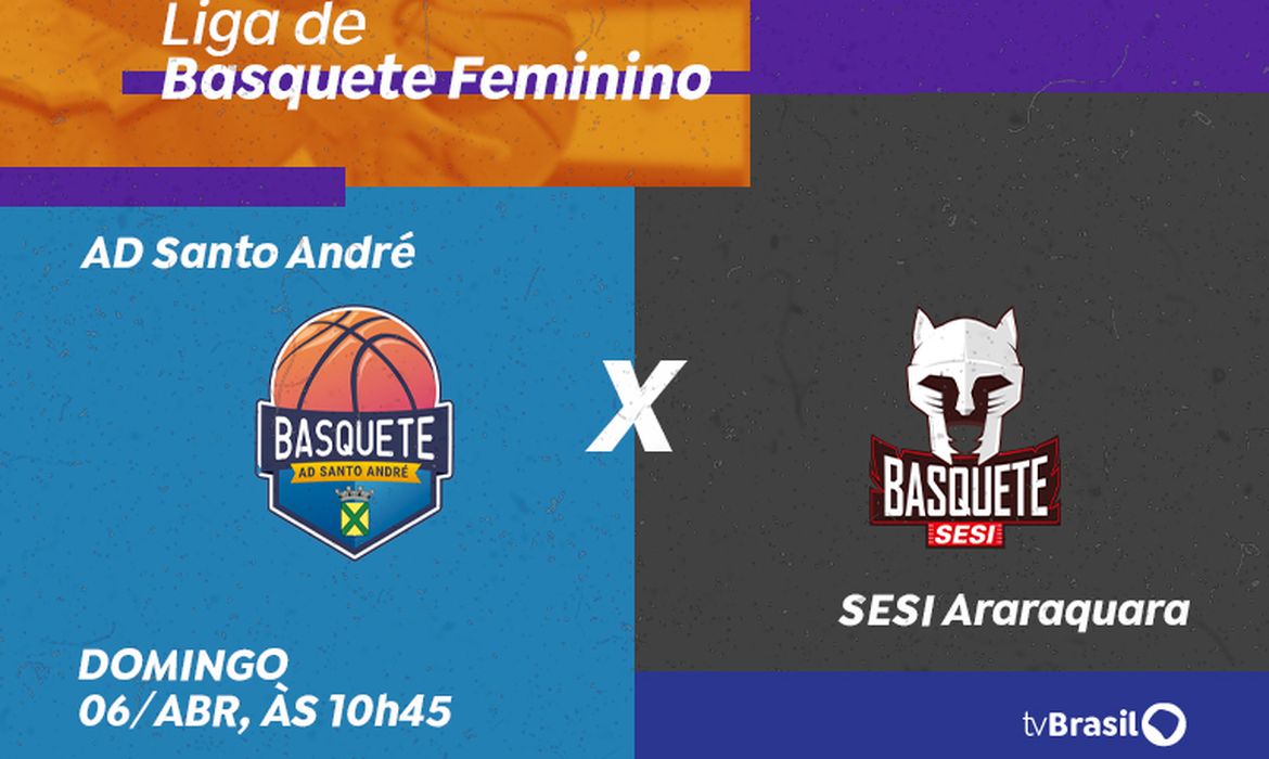AD Santo André e SESI Araraquara se enfrentam na Liga de Basquete Feminino com transmissão ao vivo