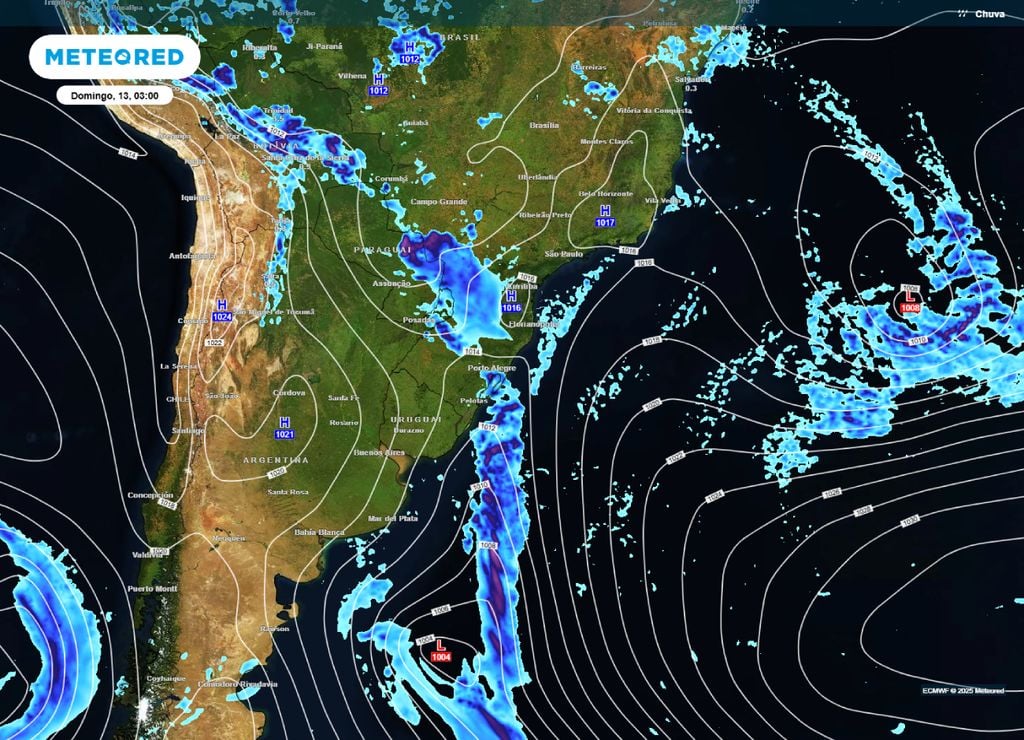 Frente Fria Avança pelo Brasil: Chuvas Intensas e Quedas de Temperatura à Vista